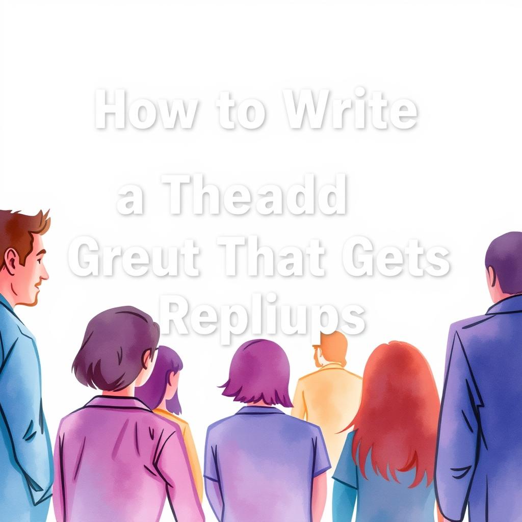 How to Write a Thread That Gets Replies